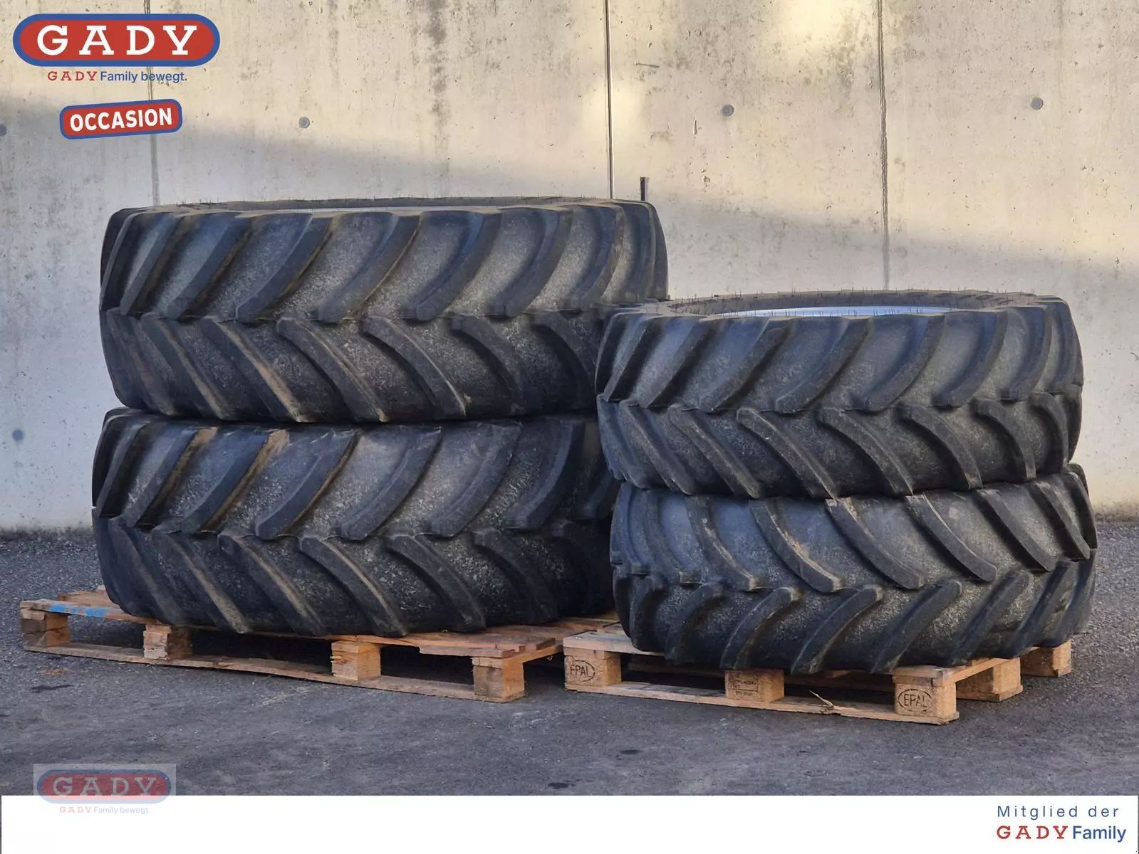 E-FARM: sonstige 600/65r38 firestone 480/65r28 firestone - Wheel and track - id BM7A45U - Austria