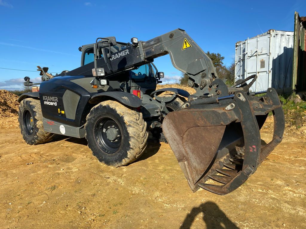 E-FARM: KRAMER kt407 - Chargeur télescopique  - id CNWWCXE - 69 000 € - Année: 2021 - Lecture du nombre d'heure: 3 400,Puissance du moteur (chevaux): 136,France