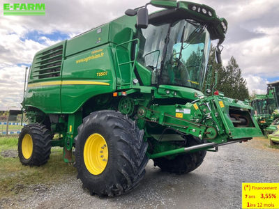 E-FARM: John Deere T 550 i - Combine harvester - id 7DSYK2Q - €205,000 - Year of construction: 2022 - Engine hours: 730,France