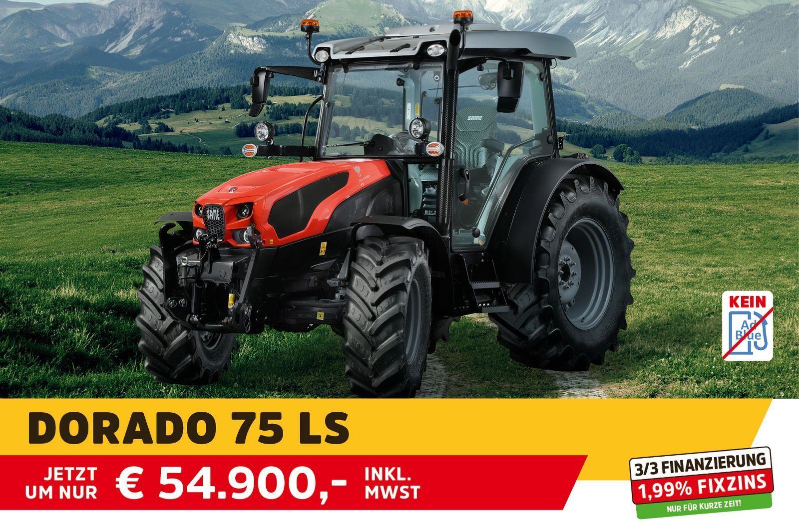 SAME Dorado 75 Traktor 45 750 €