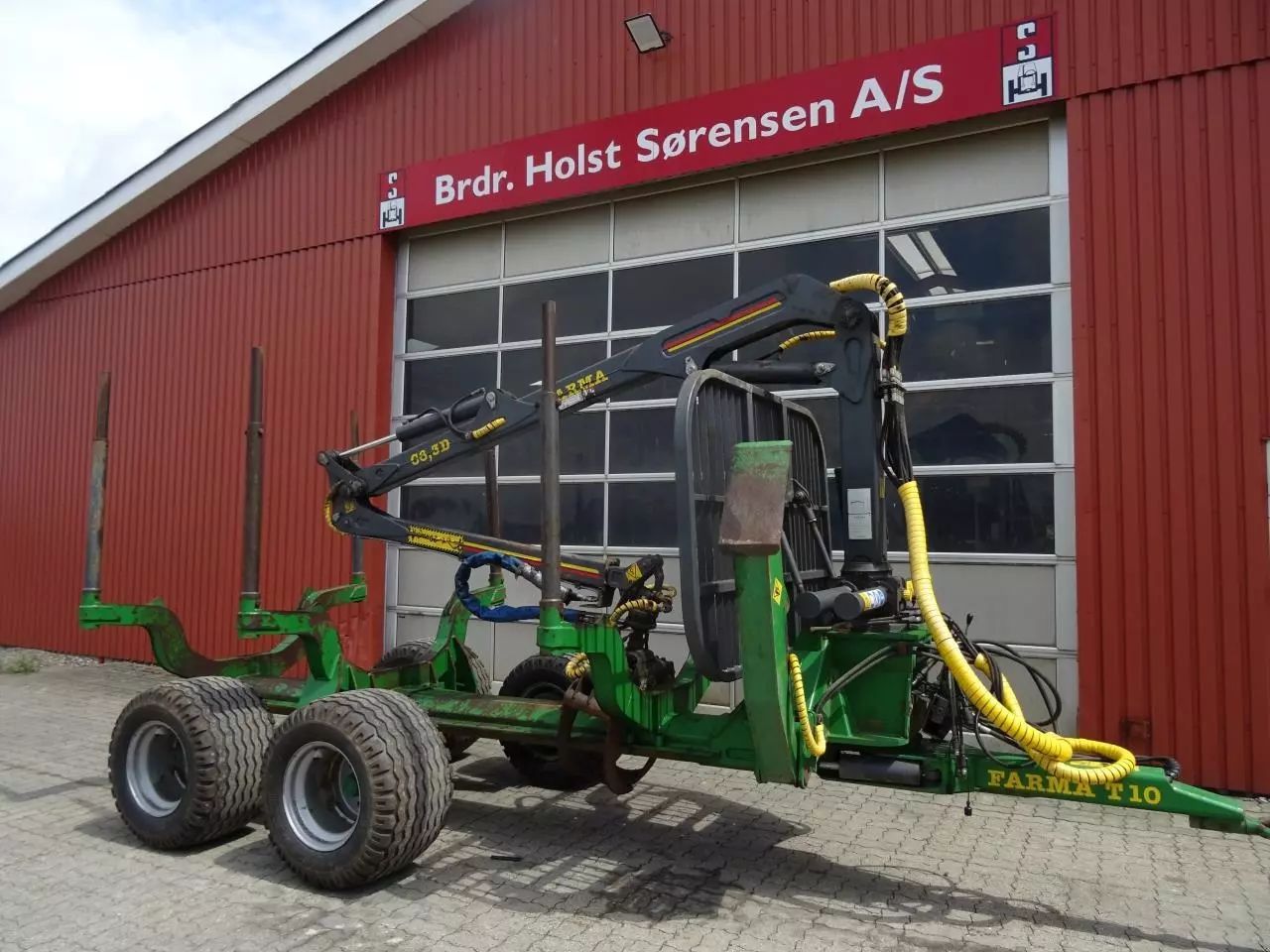 E-FARM: Farma t10 - Forestry trailer - id LTLUHNR - €17,289 - Year of construction: 2015 - Denmark