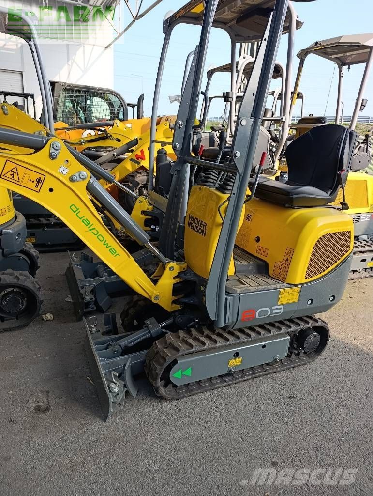 Wacker Neuson 803 Mini excavator 16.000 EUR