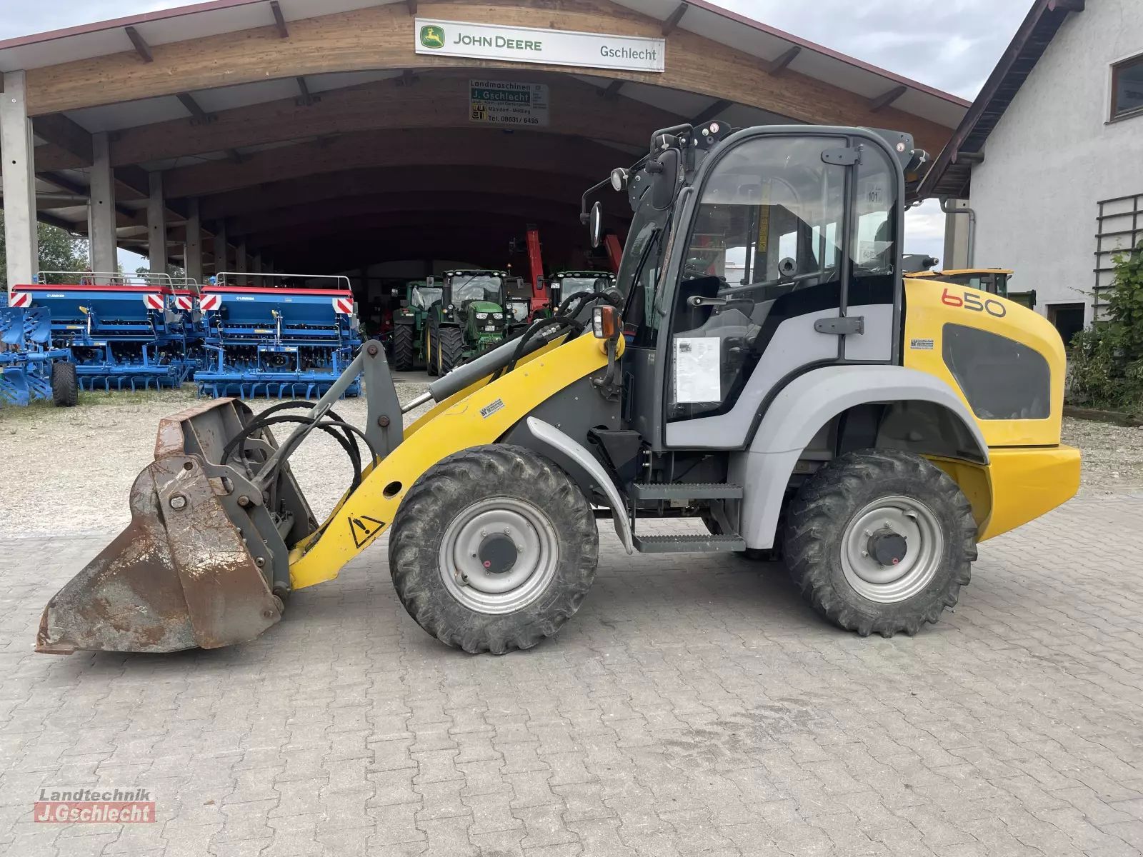 E-FARM: KRAMER 650 - Ładowarka kołowa - id 1WM7EKG - 35 000 € - Rok produkcji: 2014 - Motogodziny: 1280,Moc silnika: 48,Niemcy