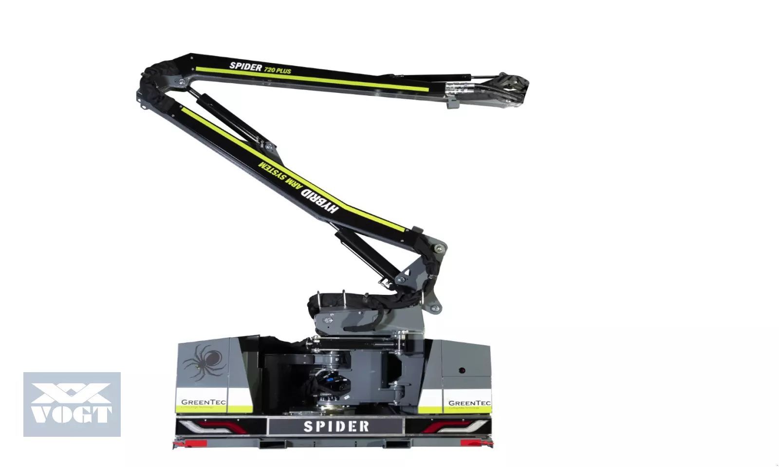 Greentec spider 720-8plus mit mulchkopf fr162plus auslegemulcher Grabenmäher