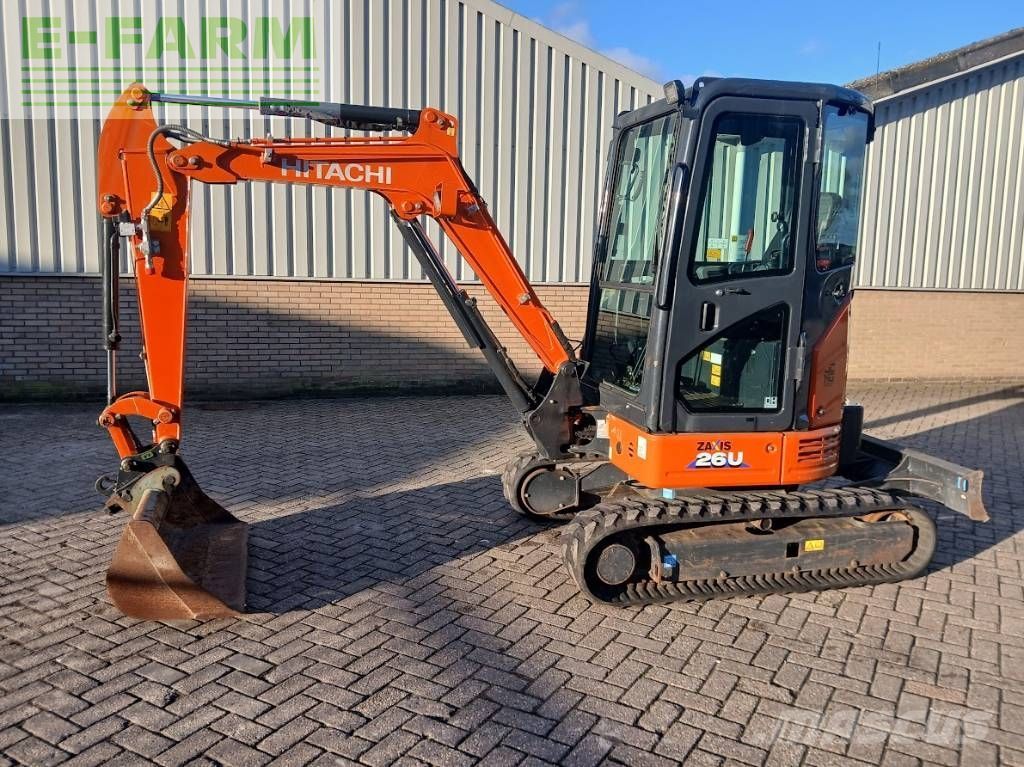 Hitachi zx26u-6 cr Mini excavadora