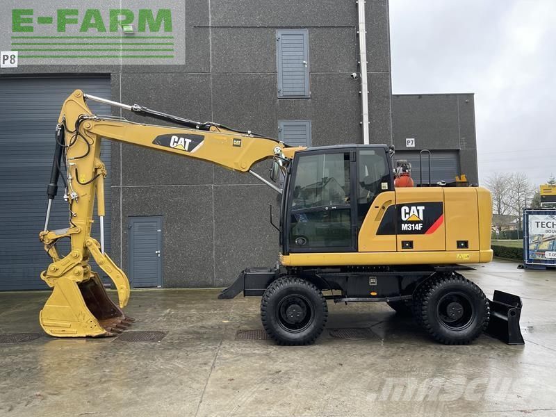 Caterpillar m 314 f Wheeled excavator €73,000