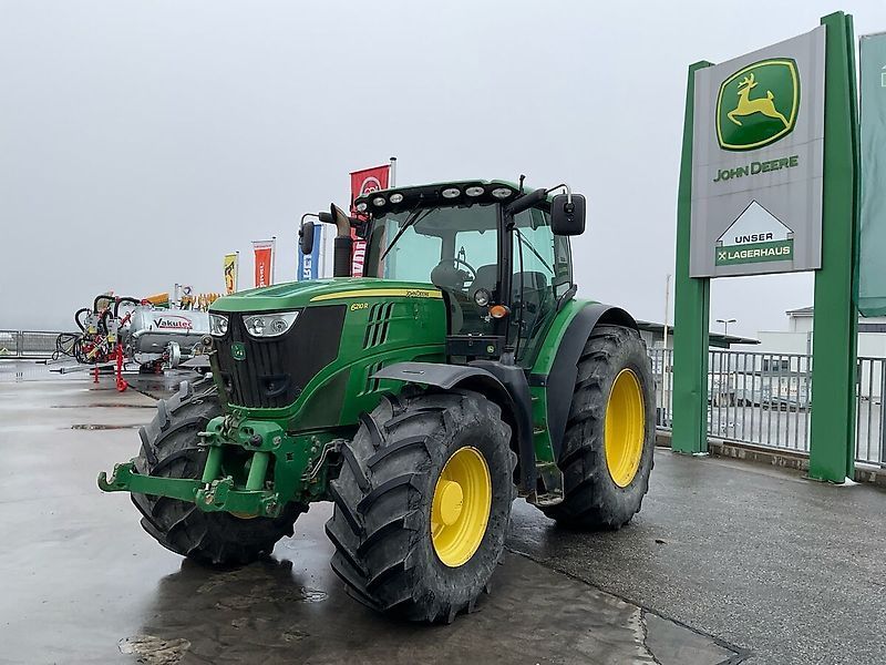 E-FARM: John Deere 6210 R - Tractor - id 6ZBZIQU - €59,900 - Year of construction: 2015 - Engine hours: 10,000,Engine power (HP): 210,Austria