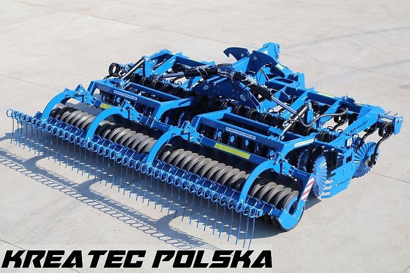 E-FARM: Rolmako Scheibenegge U 652 gehängte Version, hydraulisch klappbar 4,0 m H und 4,5 m H - Disc harrow - id QLINARI - €14,270 - Year of construction: 2020 - Poland