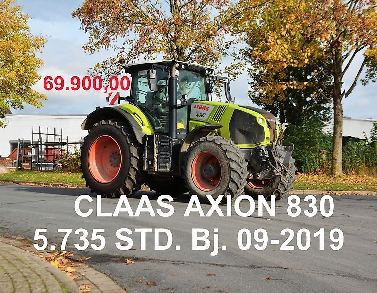 Claas Axion 830 Traktor 69 900 €