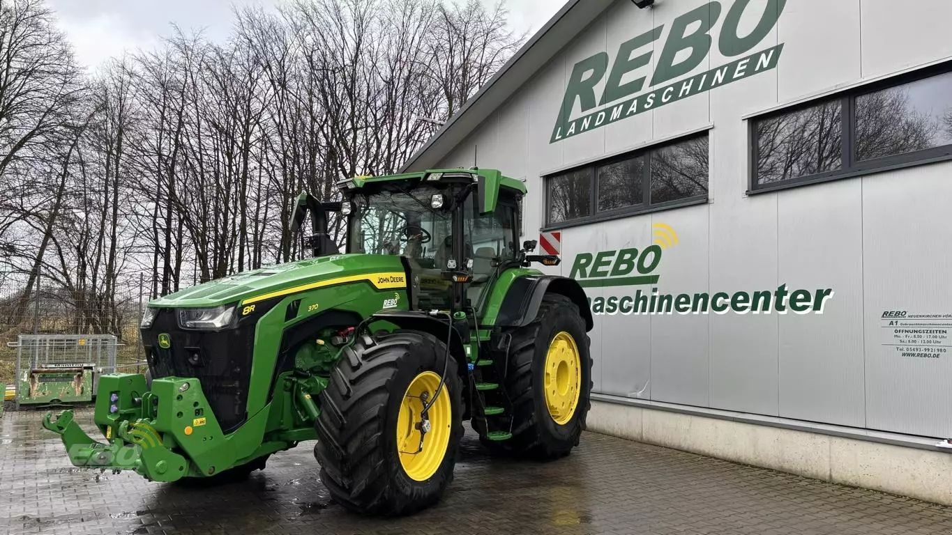 E-FARM: John Deere 8R 370 - Traktor - id TCUIRKK - 306.000 € - Baujahr: 2021 - Abgelesene Motorstunden: 1.623,Motorleistung (PS): 370,Deutschland