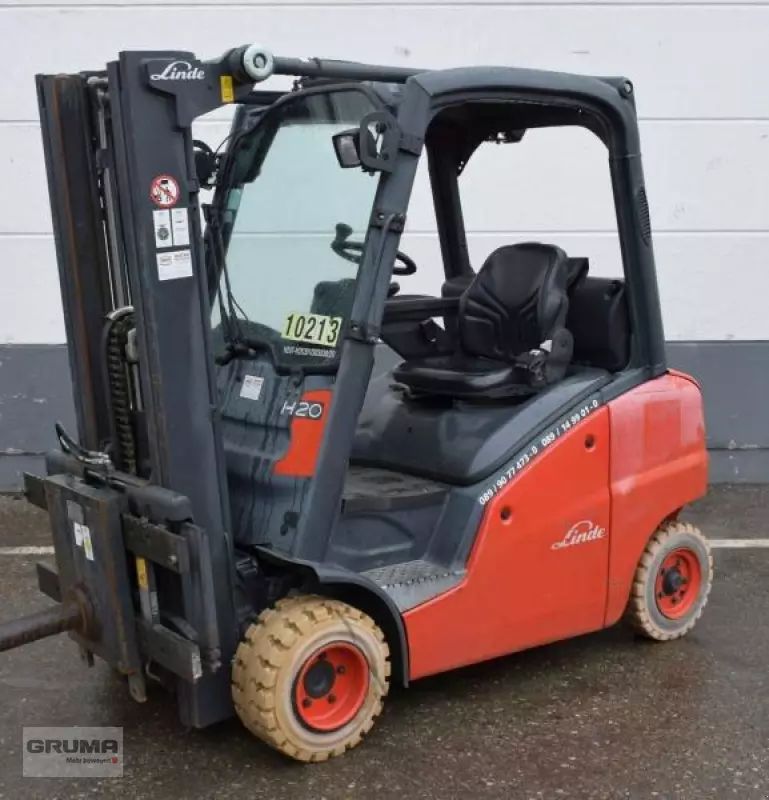 E-FARM: Linde h 20 t 391-00 - Мотокар - id 34UYQTE - 14 950 € - Година на построяване: 2013 - Работни часове на двигателя: 2681,Германия