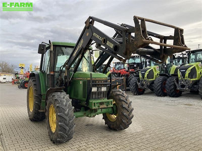 E-FARM: John Deere 6300 - Tractor - id AZ6EKPE - €19,500 - Year of construction: 1993 - Engine hours: 8,500,Engine power (HP): 90,Germany