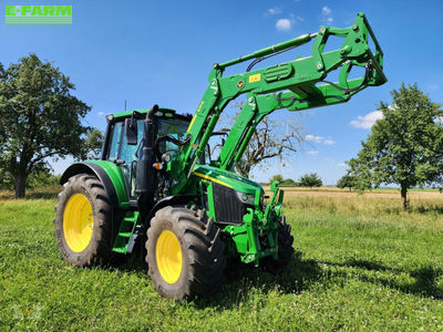 E-FARM: John Deere 6120 M - Τρακτέρ - id TDJYIXX - 111.200 € - Χρονία: 2022 - Μετρητής ωρών: 390,Ισχύς κινητήρα: 120,Γερμανία