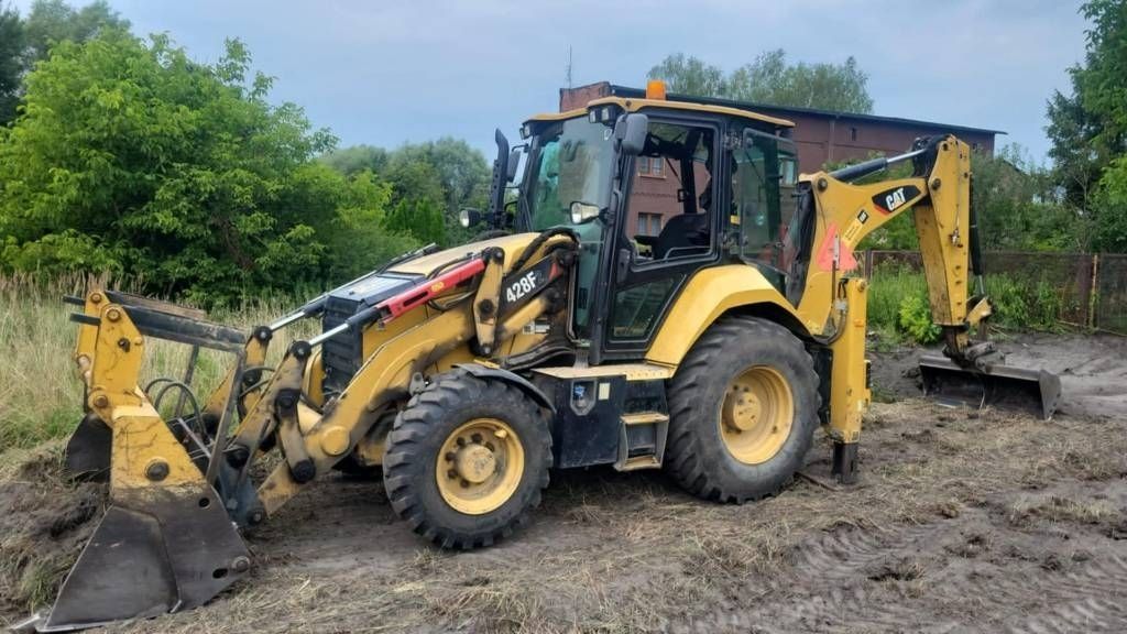 Caterpillar 428 5.000 mth 2x quickie first owner ecology off Backhoe loader €59,539