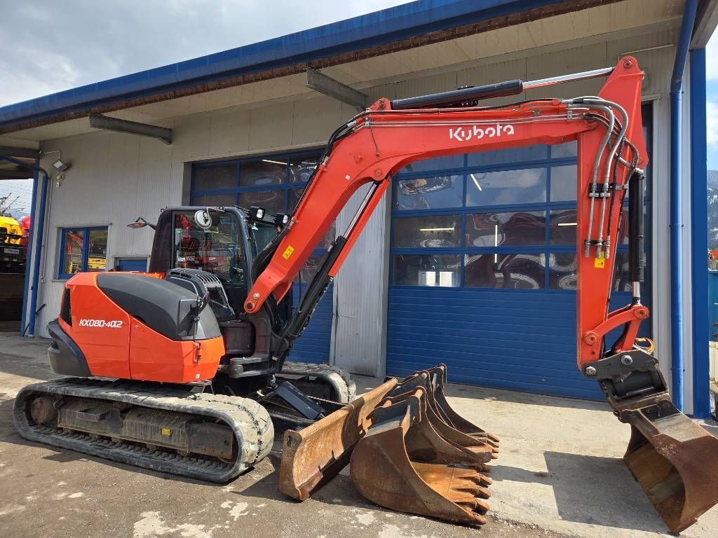 Kubota kx 080-4 Mini kotrógép 69 000 EUR