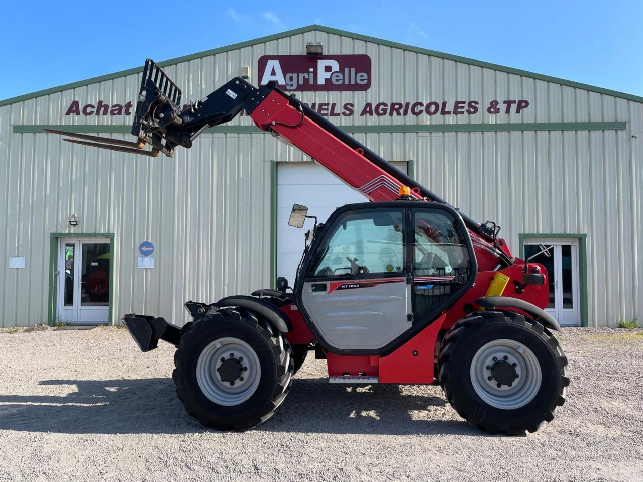 E-FARM: Manitou mt1033 - Chargeur télescopique  - id RVRNNKL - 60 000 € - Année: 2021 - Lecture du nombre d'heure: 794,Puissance du moteur (chevaux): 75,France