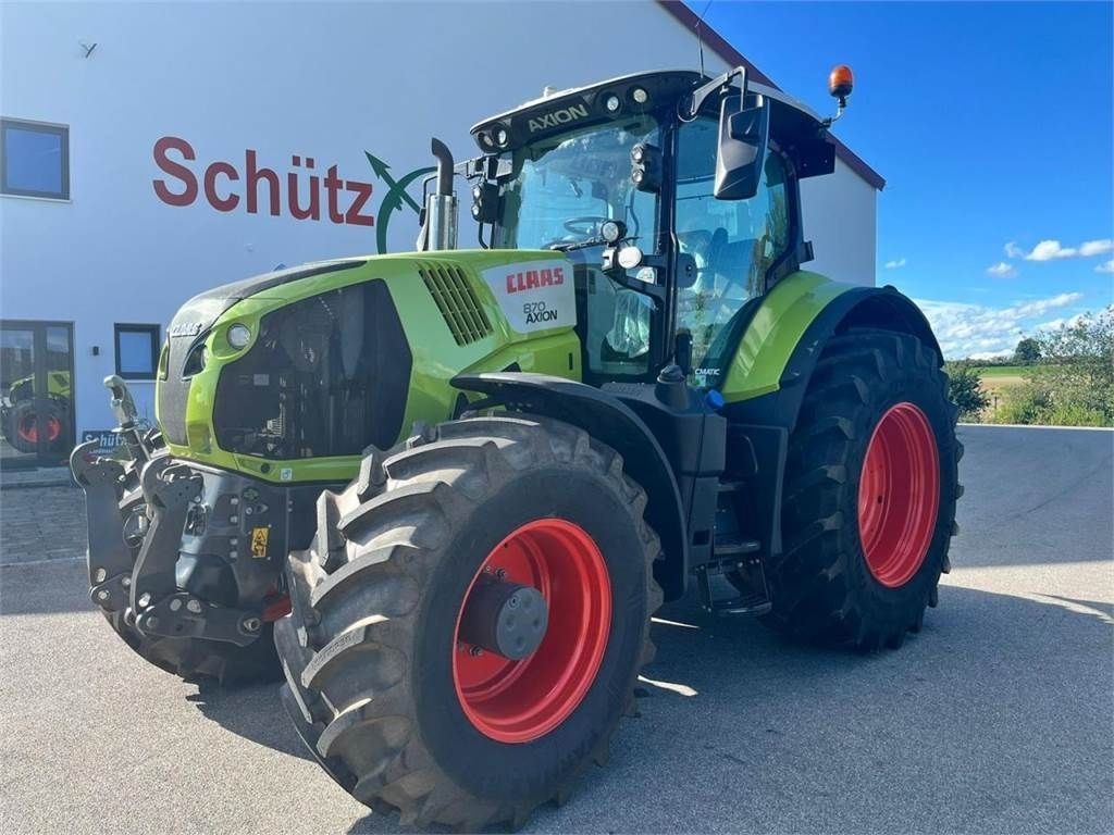 E-FARM: Claas Axion 870 CMATIC CEBIS - Tractor - id US1IQUB - €119,500 - Year of construction: 2018 - Engine hours: 2,463,Engine power (HP): 284,Germany