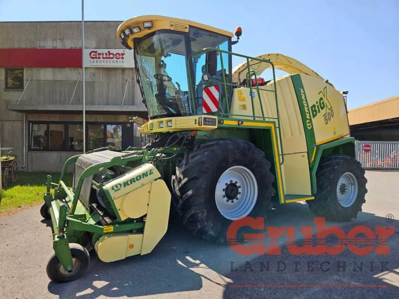E-FARM: Krone BiG X 500 - Self propelled forage harvester - id QL3LWYG - €51,830 - Year of construction: 2008 - Engine hours: 4,335,Engine power (HP): 486,Germany