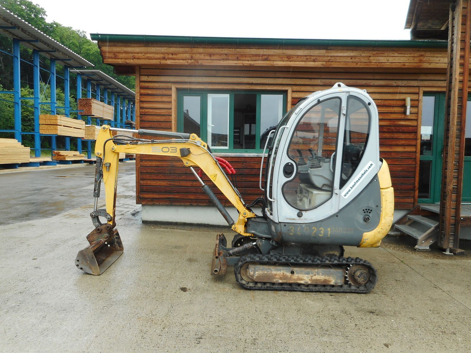 E-FARM: Wacker Neuson 1503 rd ( 1.705kg ) verstellfahrwerk - Bagger - id 9BZ6HKF - 10.900 € - Baujahr: 2006 - Motorleistung (PS): 18,Österreich
