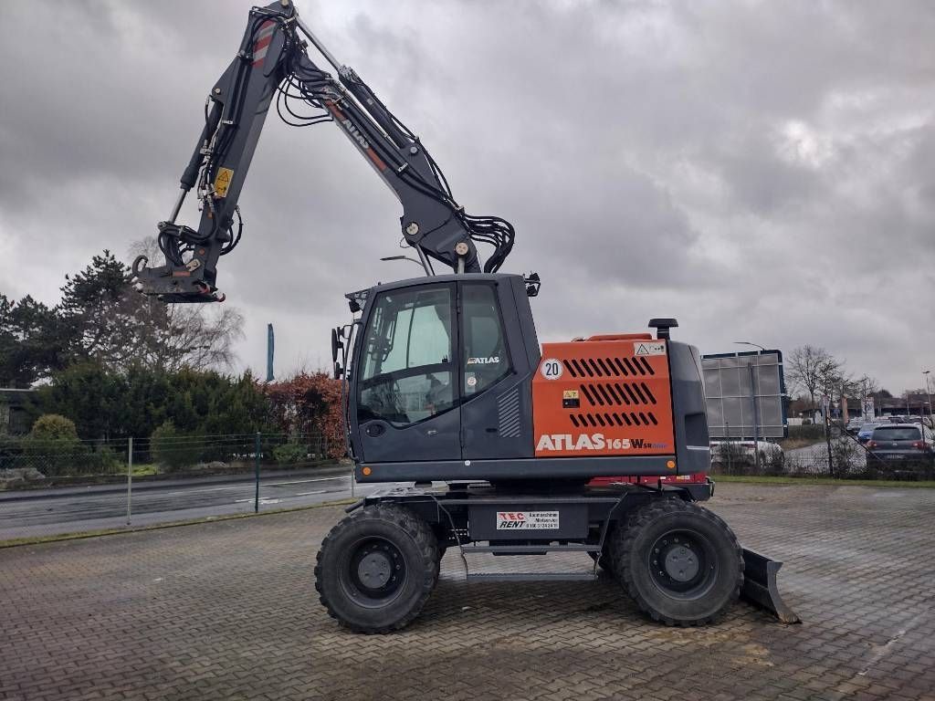 ATLAS 165wsr kurzheck 1.690mm heckschwenkradius Excavadora de ruedas 159.000 €