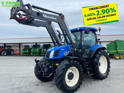 E-FARM: new holland T 6.150 - Tractor - id BNGFXVQ - €57,900 - Year of construction: 2016 - Engine hours: 4,550,Engine power (HP): 120,France