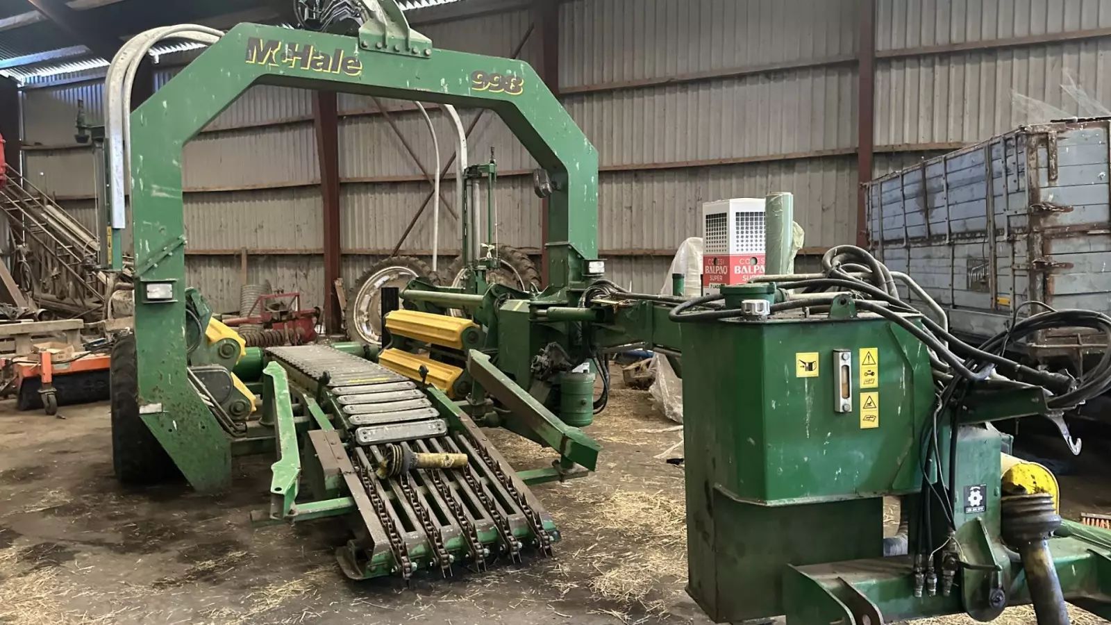 McHale 998 Bale wrapper