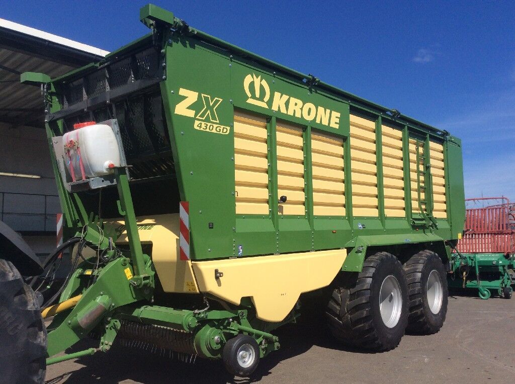 E-FARM: Krone ZX 430 GD - Lade-/Silierwagen - id RIAGHUJ - 104.167 € - Baujahr: 2019 - Motorleistung (PS): 210,Österreich