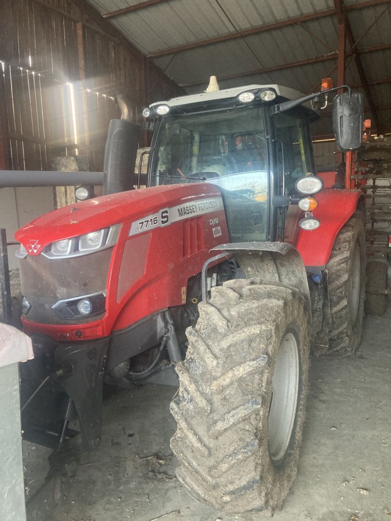 E-FARM: Massey Ferguson 7716S Efficient - Tractor - id FE9IB5R - 76.500 EUR - Anul: 2018 - Citeste ore: 4.200,Muterea motorului: 160,Franța