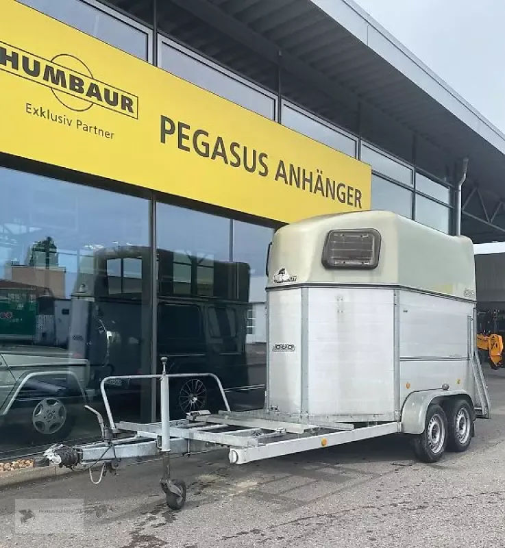 E-FARM: böckmann duo mit kutschenanhänger 2,7t - Remolque - id JKTJPYB - 5999 € - Año: 2002 - Alemania