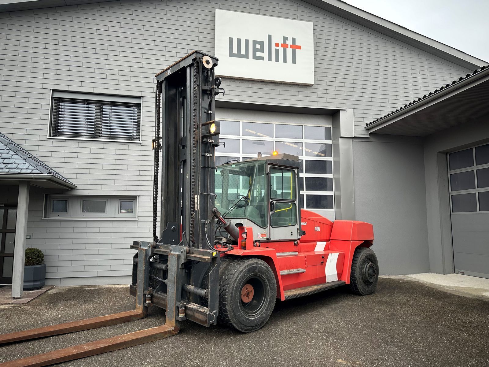 Kalmar dce 160-12 - zinkenverstellung - seitenschub ! Maszt sztaplowy 95 000 €
