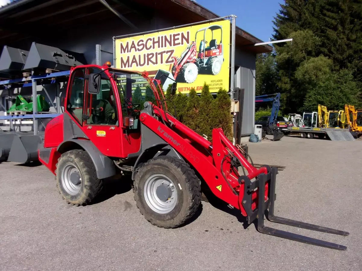 E-FARM: KRAMER 850 - Chargeuse sur pneus - id AGRRLU4 - 26 600 € - Année: 2008 - Lecture du nombre d'heure: 5 371,Puissance du moteur (chevaux): 60,Autriche
