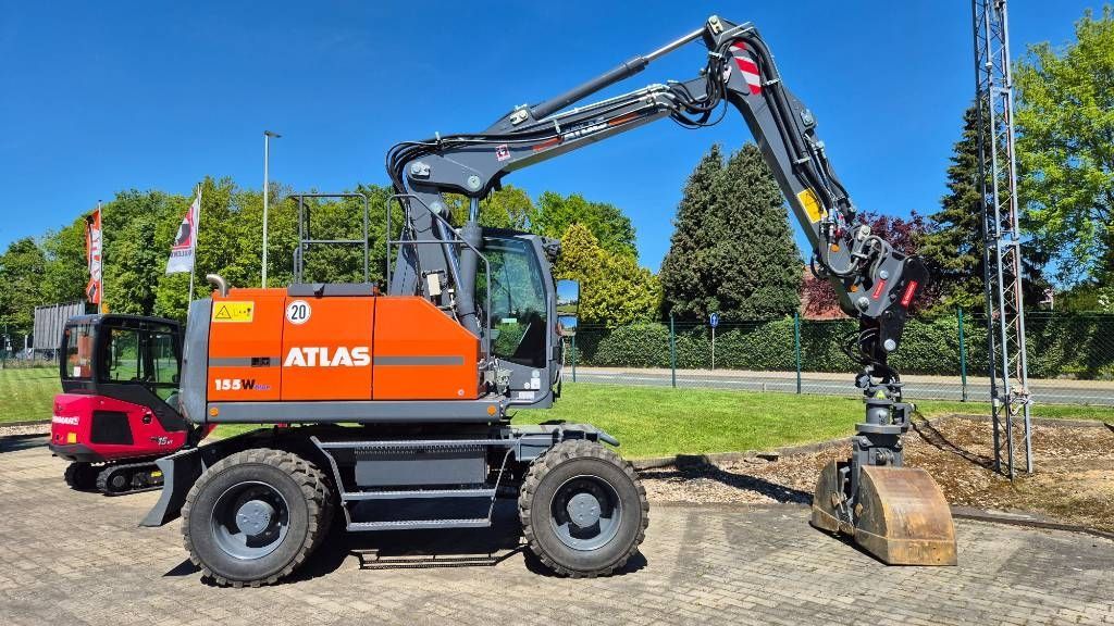ATLAS 155w mit oilquick oq65 Excavadora de ruedas 165.000 €