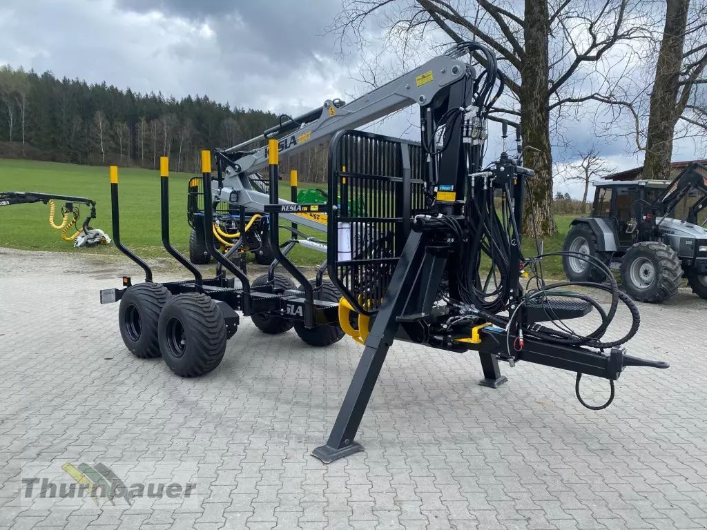 E-FARM: Kesla 104 + 204t - Forestry trailer - id BBTUXEK - Germany