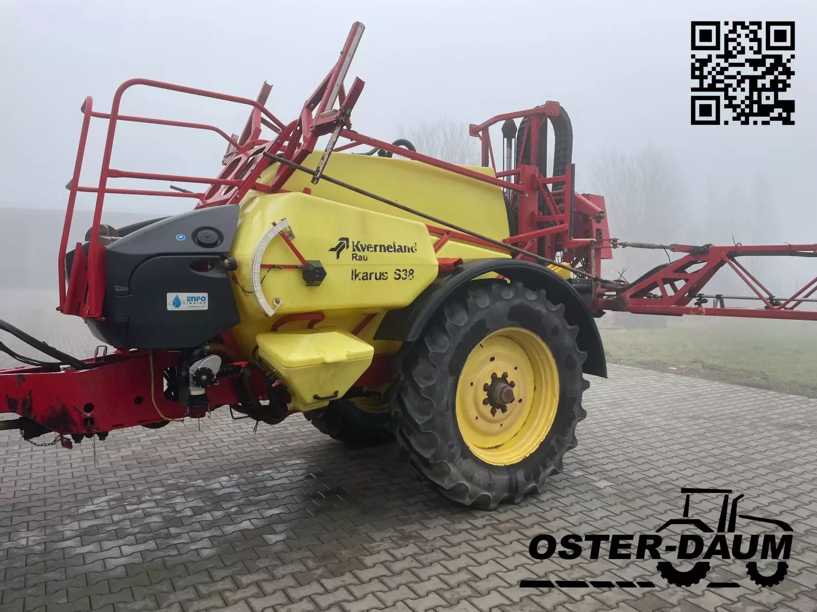 E-FARM: Kverneland Ikarus S38 - Pflanzenschutzspritze - id MXFAZKB - Baujahr: 2011 - Abgelesene Motorstunden: 17.000,Deutschland