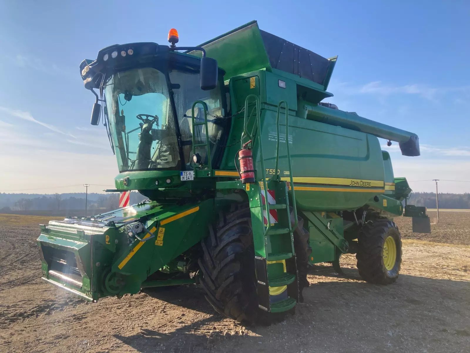 John Deere T 550 Combină de recoltat 126.000 EUR