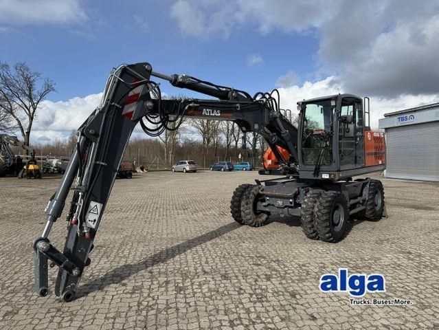 ATLAS 150 w blue,verstellausleger, hammer + greifer Excavadora de ruedas 89.500 €