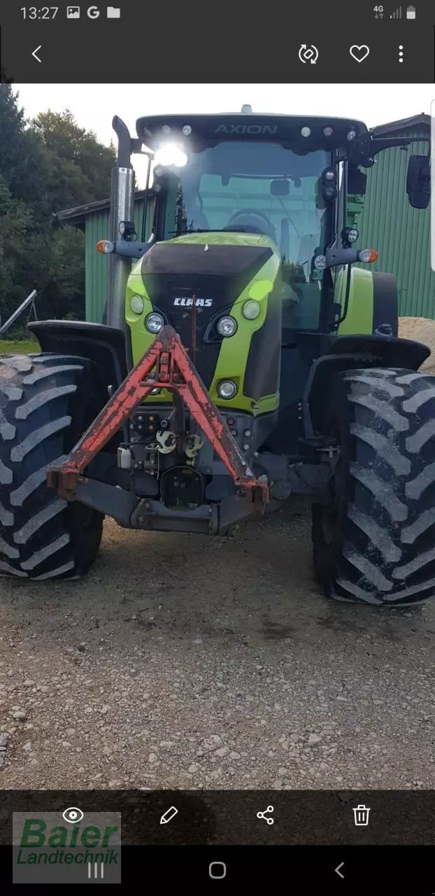 Claas Axion 870 Tractor €95,000