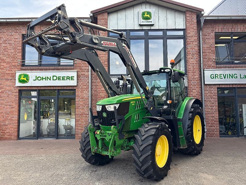 E-FARM: John Deere 6140 R - Traktor - id XMNALZZ - 56.500 € - Baujahr: 2012 - Abgelesene Motorstunden: 8.395,Motorleistung (PS): 140,Deutschland