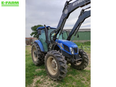 E-FARM: New Holland TD5.115 - Tractor - id T5NWRSB - €37,500 - Year of construction: 2018 - Engine hours: 2,852,Engine power (HP): 115,France