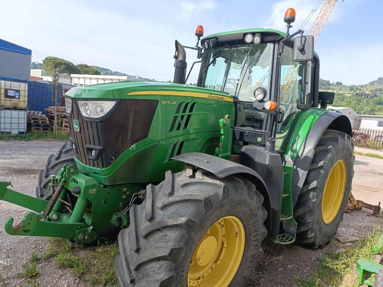 E-FARM: John Deere 6170 M - Tractor - id 5A9QIW8 - 59.000 € - Año: 2016 - Horas: 9800,Potencia del motor: 170,Italia