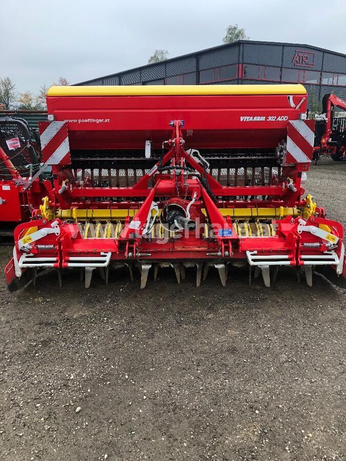 E-FARM: pöttinger lion 303.12 und vitasem 302 add - Kombi-såmaskine - id IH1LKME - 34.834 € - Produktionsår: 2022 - Østrig