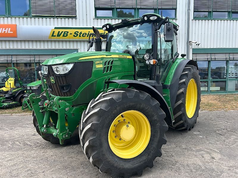 E-FARM: John Deere 6150 R - Tracteur - id W3EQRHQ - 55 900 € - Année: 2013 - Lecture du nombre d'heure: 8 050,Allemagne