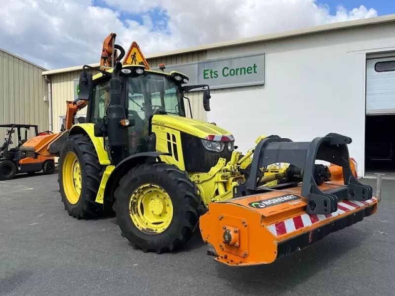 E-FARM: John Deere 6100 M - Τρακτέρ - id 4SLTLVP - 90.000 € - Χρονία: 2021 - Μετρητής ωρών: 3.908,Ισχύς κινητήρα: 110,Γαλλία
