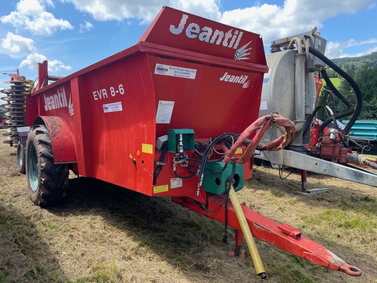 E-FARM: Jeantil evr 8-6 - Épandeur de fumier et de compost - id EEHXN5G - 13 500 € - Année: 2007 - France