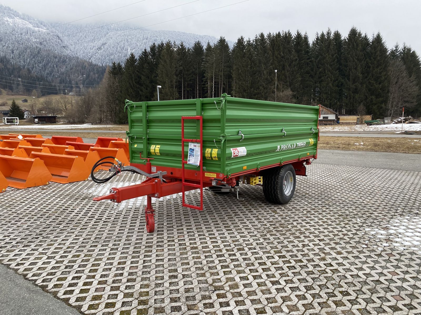 Pronar t654/2 einachs-3seiten-kipper mit hydr. bremse Wywrotka 8742 €