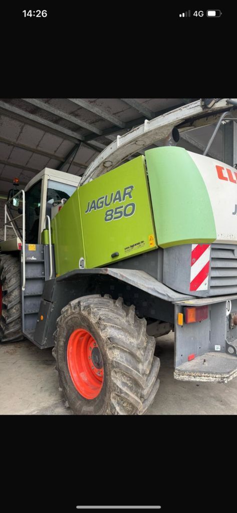 E-FARM: Claas Jaguar 850 - Sieczkarnia samobieżna - id 6GSZXRT - Rok produkcji: 2005 - Włochy