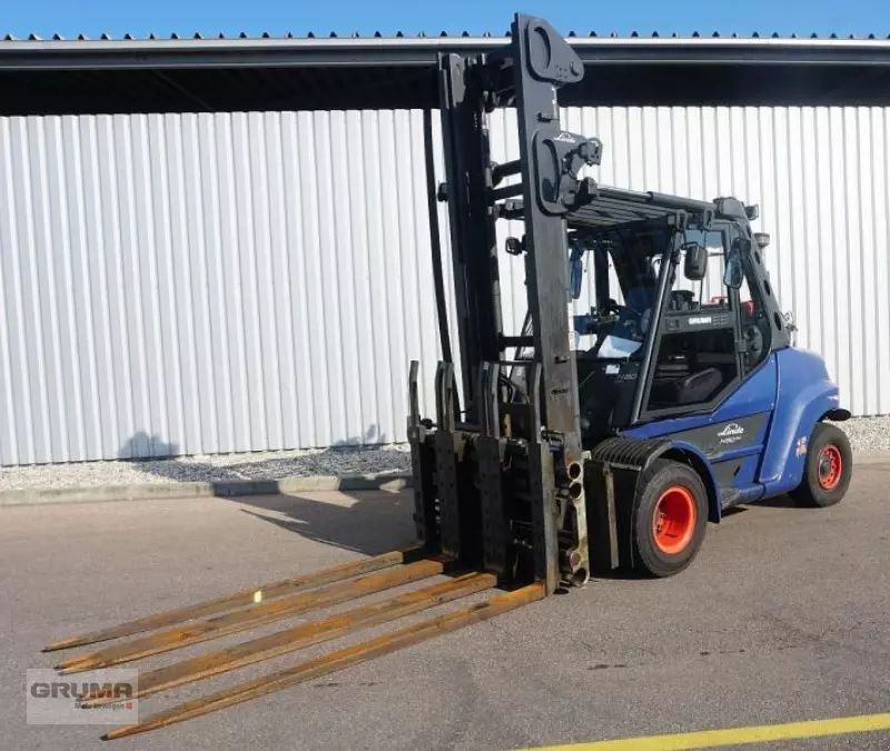 E-FARM: Linde h 80 t/900 evo 396-03 - Мотокар - id TRJSB1K - 45 900 € - Година на построяване: 2018 - Работни часове на двигателя: 9210,Германия