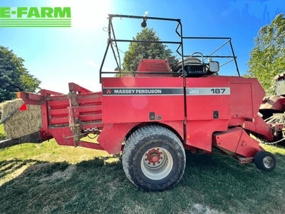 E-FARM: Massey Ferguson 187 - Baler - id W7USKJS - €25,000 - Year of construction: 2005 - Total number of bales produced: 75,391