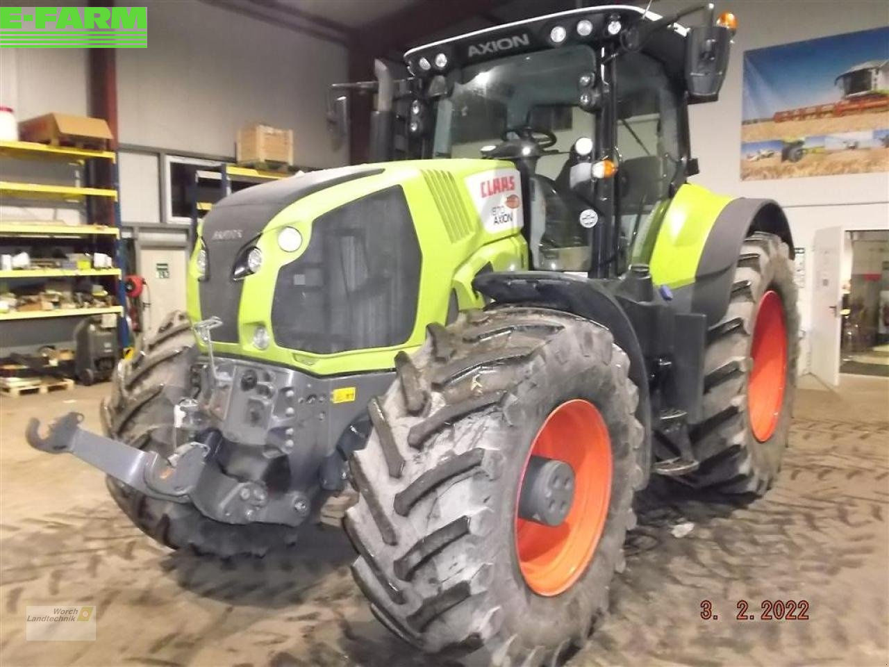 Claas Axion 870 tractor €99,900