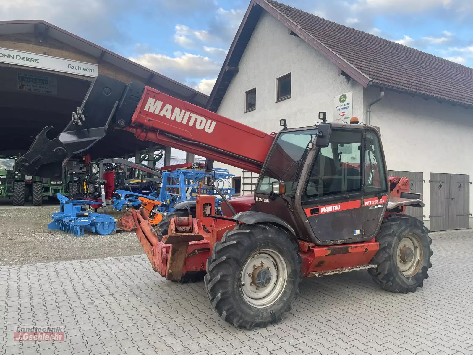 E-FARM: Manitou mt 1435 hslt - Teleskoplader - id DHLHEL4 - 33.500 € - Baujahr: 2006 - Abgelesene Motorstunden: 3.660,Motorleistung (PS): 101,Deutschland